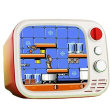 Retro TV Game Console 3.5-Inch Soft Screen 740-In-One Classic Double Game Console Home Small Game Random Color