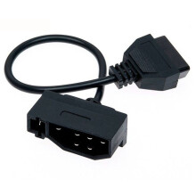 7pin to OBD2 16Pin Cable Converter for  7 Pin Connector Adapter OBD2 Diagnostic Scanner Cable Adaptor for