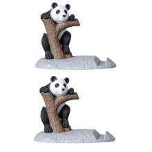 Panda Mobile Phone Holder Cute Small Ornaments Tablet Holder Panda Ornaments Home Desktop Decoration