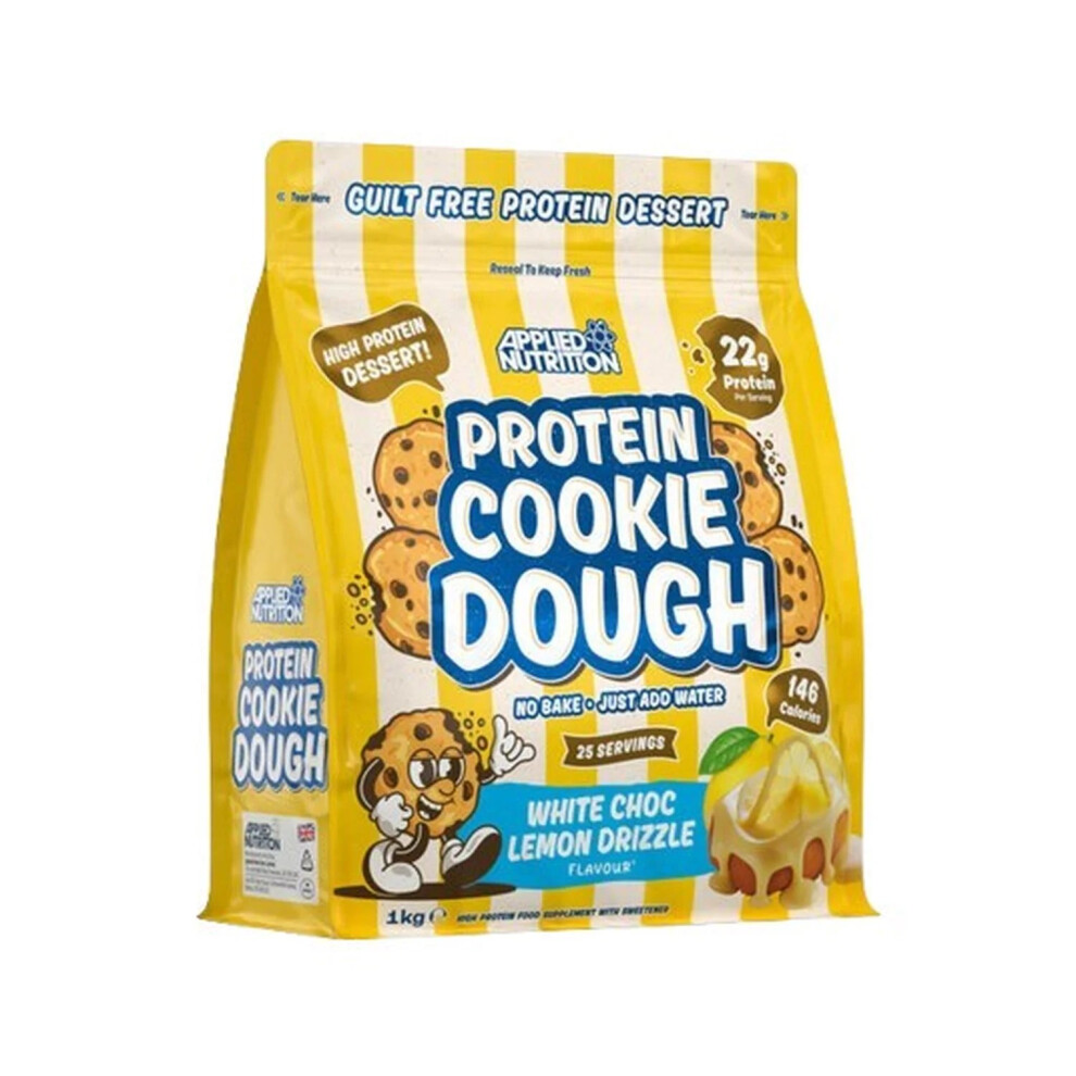Protein Cookie Dough Dessert, White Choc Lemon Drizzle - 1000 grams - Image 4