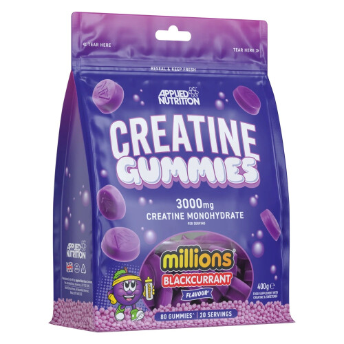 Applied Nutrition Creatine Gummies Blackcurrant 3000mg - 80 Count