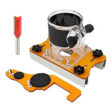 Router Slotting Bracket Furniture Concealed Connector Slide Buckle Slotting Bracket Trimming Machine Woodworking Tool