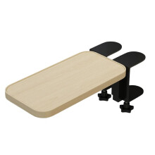 Wrist Rest Mount Holder Mouse Pad Support Foldable Metal Left Right Clamp