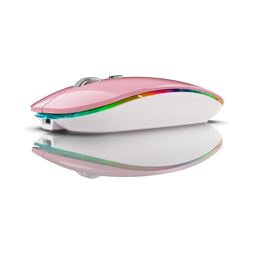 Bt5.1+2.4Ghz Wireless Mouse With Mouse Jiggler,Rechargeable 2.4G Mouse, Mouse Mover For Usb-Enabled Computer, 4712121551496