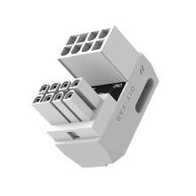 8-Pin PCle 3.0 GPU Power Adapter 180 Degree Connector Power Right Angle Elbow Adapter for Desktops  C