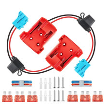 2Packs Power Wheel Adapter for  M18 18V Battery, Battery Converter Kit with Fuses Holder, Wire Terminals, Fuses