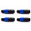 4PCS XLR Connector Professional Audio Speaker Compatible Adapter Plug Female Socket 4Pin Docking Connector 1