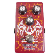 Gitarreneffekt Broken Blade Distortion Pedal, mit Dist/Volume und Tone Pedal, Distortion Effect Pedal, Gitarrenpedal