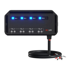 Scatola Dei Fusibili per Auto Indicatore LED Scatola di Giunzione Dei Fusibili Impermeabile 12V Adatto per Veicoli Elettrici per Motociclette per Auto