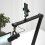 Support de Microphone RéGlable à 360 DegréS avec Support de TéLéPhone pour Diffusion en Direct, Support de Microphone à Bras de FlèChe Robuste 2