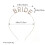 Strass-Brautstirnband, goldene Tiara 3