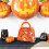 Halloween-Süßigkeitentüte, Plüschkürbis, 1 Stück 2