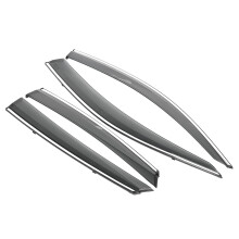 Deflettori per finestrini laterali 4 Honda Civic 16-18, ventilazione migliorata, facile installazione, protezione da sole e pioggia con prevenzione