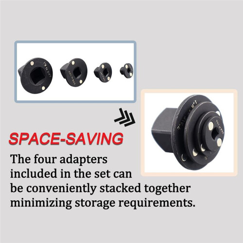 4PCS Low Profile Impact Socket Adapter Set. Drive Ratchet Adapter Set 1