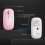 BT5.1+2.4Ghz Wireless Mouse with Mouse Jiggler,Rechargeable 2.4G Mouse, Mouse Mover for USB-Enabled Computer, 5