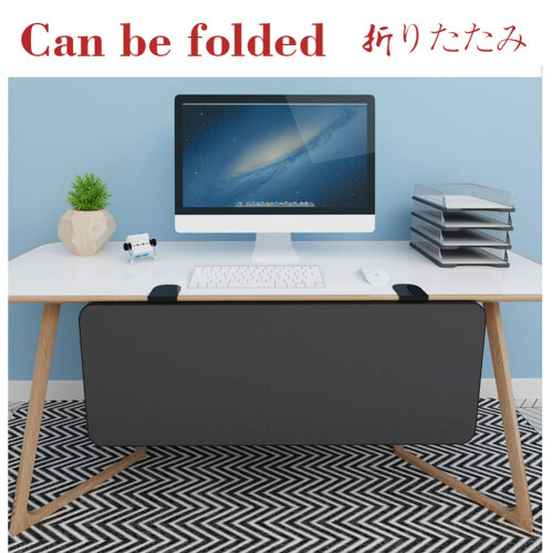 Ergonomic Desk Extender with Foldable Keyboard Tray for Desk, Arm Support Platform for Typing and Mouse Work 1