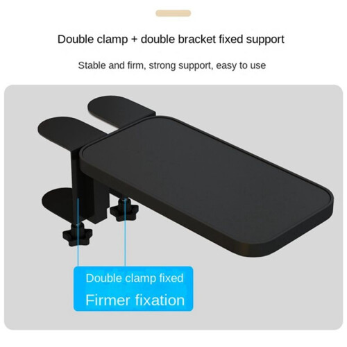 Armrest Pad Desk Computer Support Mouse Pad Wrist Support Arm Bracket Folding Keyboard Elbow Support Pad White 1