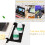 Adjustable Under Desk Keyboard Tray with DeskSafe Clamp Mount, Large Ergonomic Work Surface, Black 5