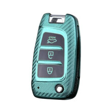 Key Fob Cover 3 Button Car Key Case for Hyundai Elantra Venue Accent ix35, Scratch‑Resistant Protective Design