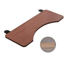 Foldable Desk Extender Clamp On Keyboard Tray, Ergonomic Adjustable Shelf with Wrist Support, 25.6x10in for Office Desk