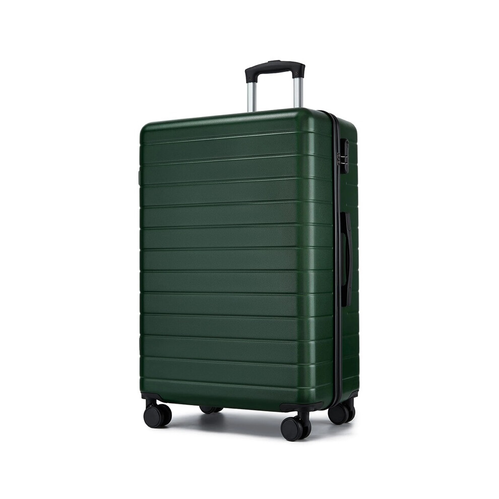 (, 28Inch) Large 28Inch Lightweight Luggage Hard Shell Abs Suitcase With 4 Wheels And 3-Digit Combination Lock Green/Black