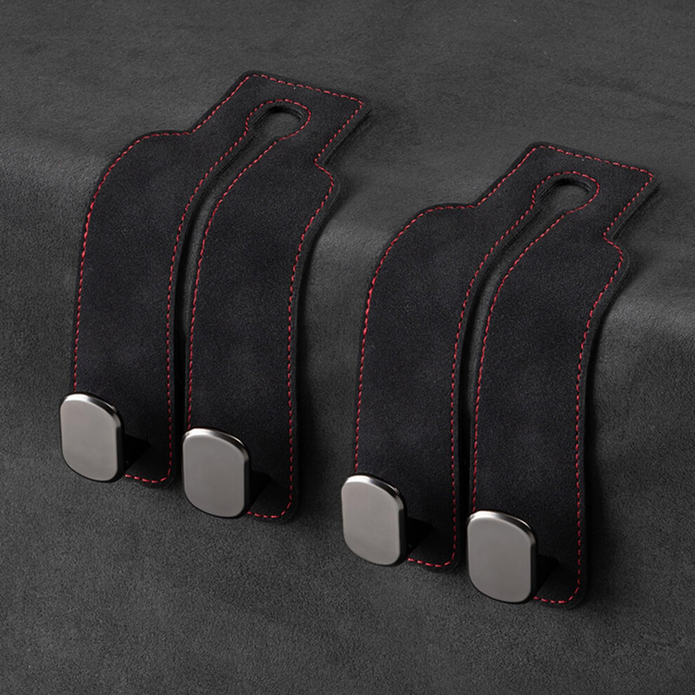 Car Headrest Hook For Honda Civic Accord Crv Hrv Â Durable Suede Spacesaving Car Seat Organizer 9330225826729