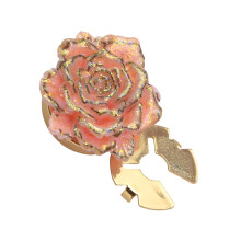 Floral Designs Cufflinks Suitable For Business Casual And-pink