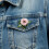 5 stuks kleine plastic bloemenclusters plastic- dieppaars 5