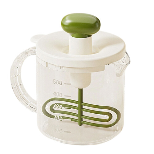 Durable ABS Press Action Mixers Cup With Detachable-Green