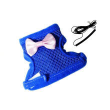 Interaction Bird Harness Vest Leash for Flexible Secure-Blue L