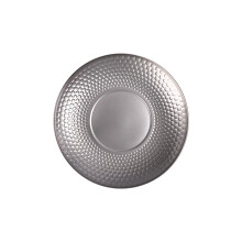304 Stainless Steel Hammered Snacks Holder Serving-Silver S