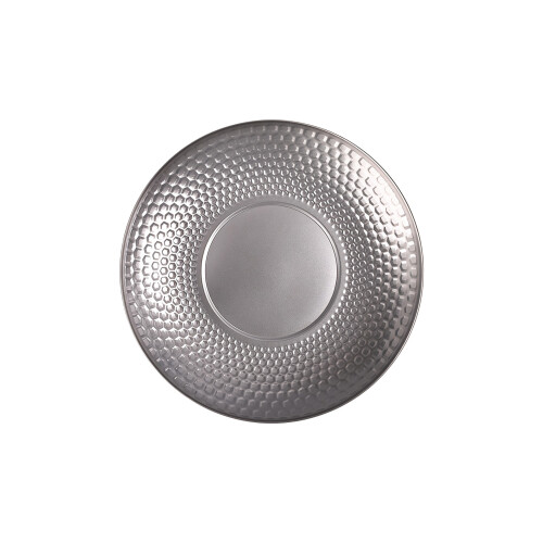 304 Stainless Steel Hammered Snacks Holder Serving-Silver S