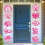 DIY Roze Bewustzijn Deur Decors Set-5 paar 3