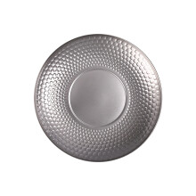 Serving Tray 304 Stainless Steel Snacks Platter With-Silver L