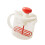 Durable ABS Press Action Mixers Cup With Detachable Filter-Red 1