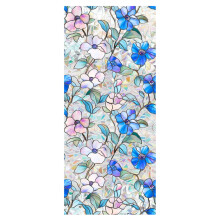 Beautiful Flower Pattern Glass Film Easy To Install-XCBL158