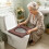 Premium PU Leather Waterproof Commode Chair Pad 10cm-brown 5