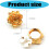 Beautiful Artificial Flower Cufflinks Enhances Your-Orange1 4