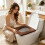 Premium PU Leather Waterproof Commode Chair Pad 10cm-brown 6