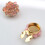 Unique Handmade Flower Cufflinks Adds Sophistication-dark blue 7