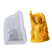 Artistic Statue Of Liberty Silicone Candle Molds For Handmade