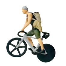 1:87 Detailed Bicycles Riders Handmade Resin Figurine- 1163