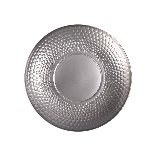 304 Stainless Steel Hammered Serving Platter Great-Silver XL