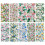 Removable Flower Glass Sticker Decorative Static Cling-XCBL157 2