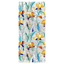 Beautiful Flower Pattern Glass Film Easy To Install-XCBL160