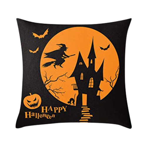 Capa de Almofada de Halloween para Decoração de Outono (1 peça)