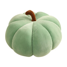 Poduszka dekoracyjna w kształcie dyni, zielona, 35 cm