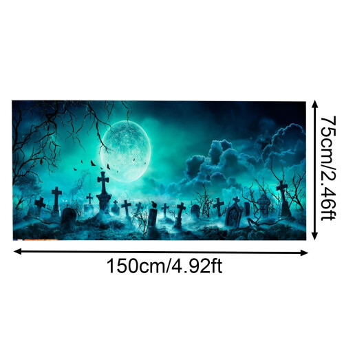 Heks Halloween garasjeportdeksel 1,2 x 60 cm 2