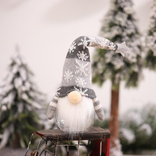 Svensk Gnome Kakburk, Stickad, 28 cm