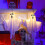 Halloween hanging ghost decorations light-up 2 pcs 3